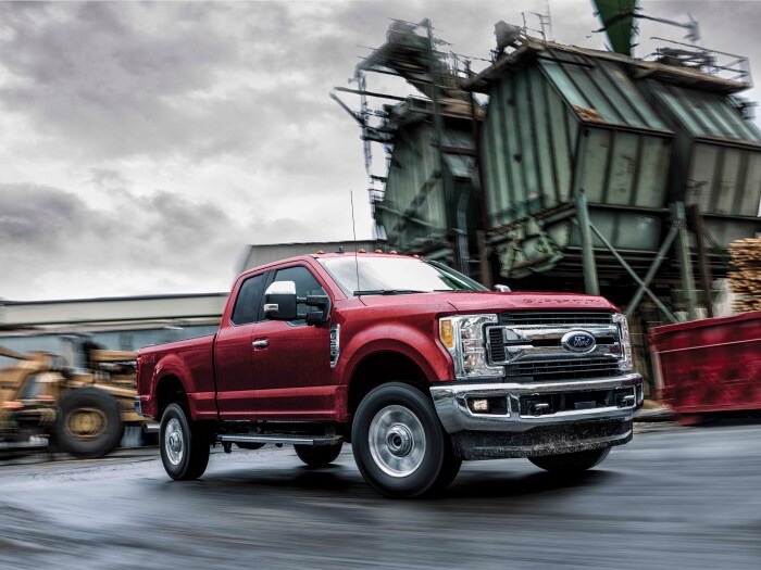 The bold exterior of the 2019 Ford F-350