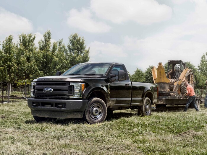 The bold exterior of the 2019 Ford F-350