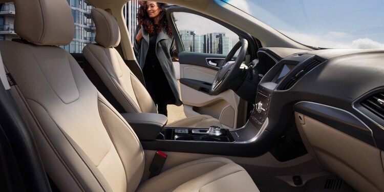 The spacious interior of the 2019 Ford Edge
