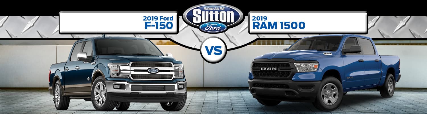 2019 Ford F-150 vs. 2019 Ram 1500 2019 Ford F-150 vs. 2019 Ram 1500