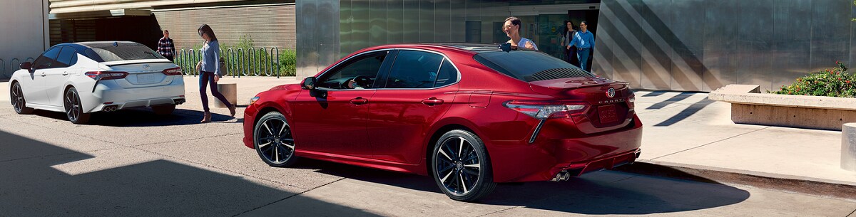 The Stylish New Toyota Camry Sedan Red