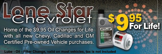 $9.95 Oil Changes for Life