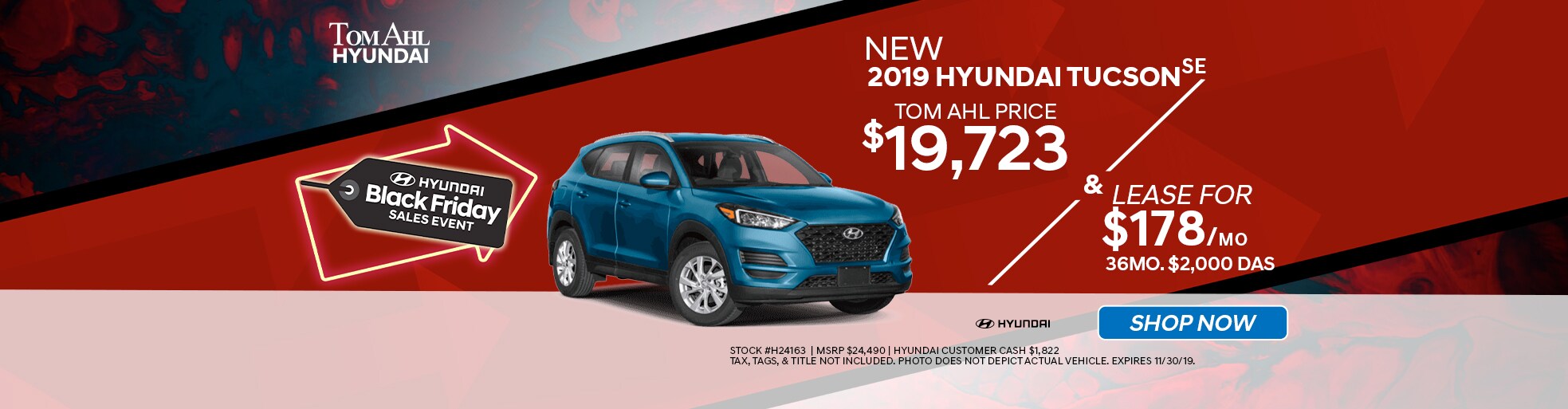 Tom Ahl Hyundai Black Friday Sales Event