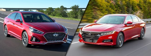 2018 Hyundai Sonata vs 2018 Honda Accord