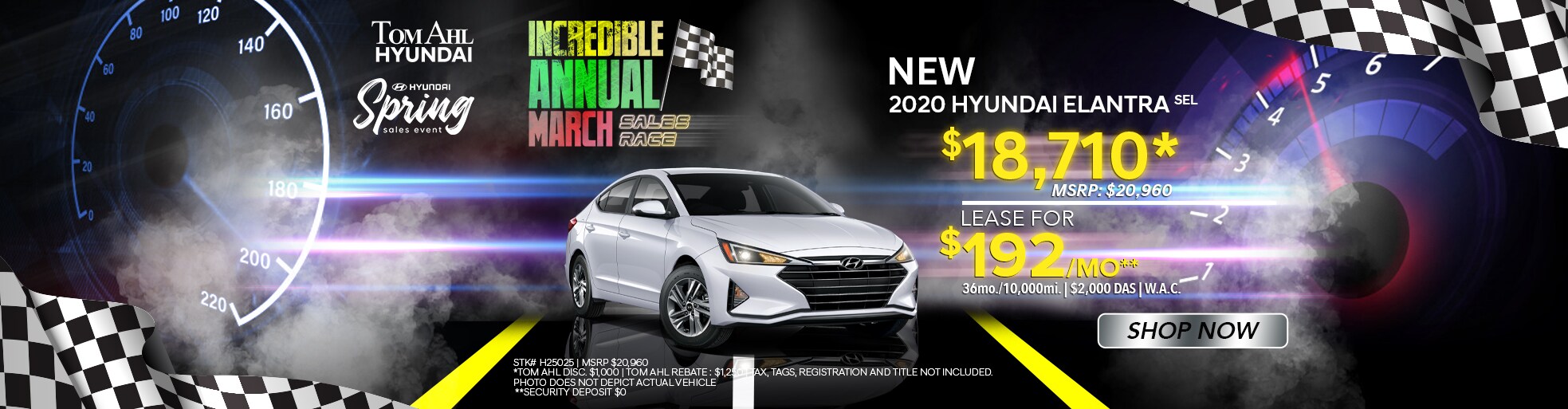 Tom Ahl Hyundai Incredible Annual March Sales Race
