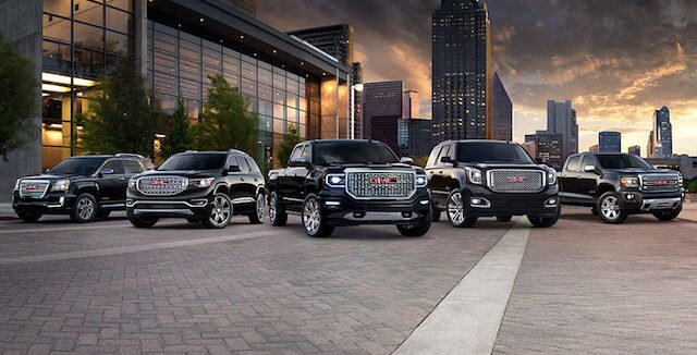 GMC lineup near Fort Wayne