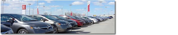 Large selection of used cars