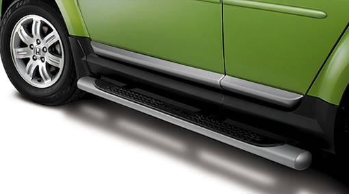 Silver Side Step Bars for Honda Element
