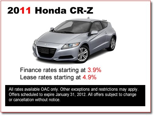 New Honda CR-Z Deals