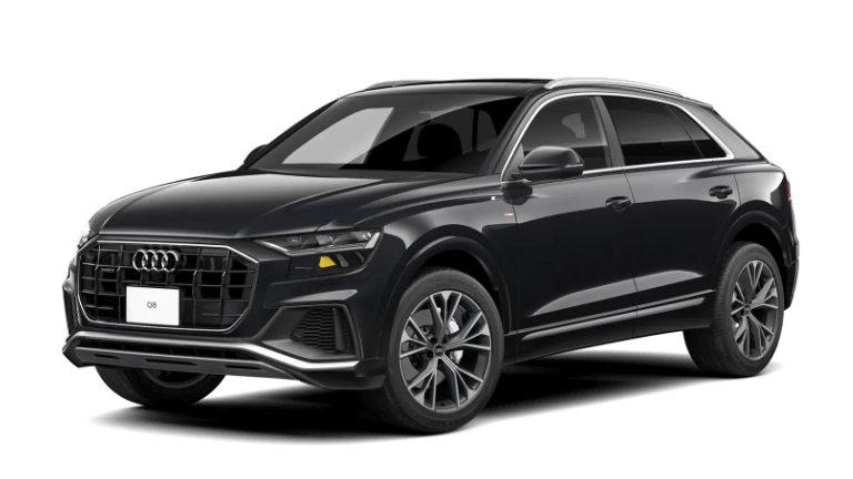 2022 Audi Q8 Premium Plus in Mythos Black exterior