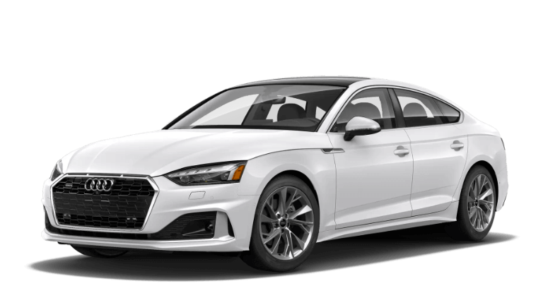 2022 Audi A5 Sportback Prestige in Ibis White exterior