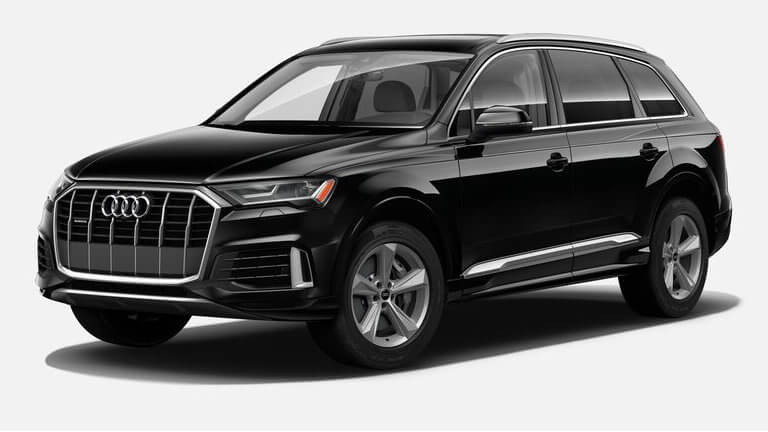2021 Audi Q7 Premium in black exterior