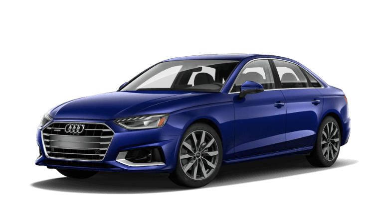 2022 Audi A4 Premium Plus in Navarra Blue exterior