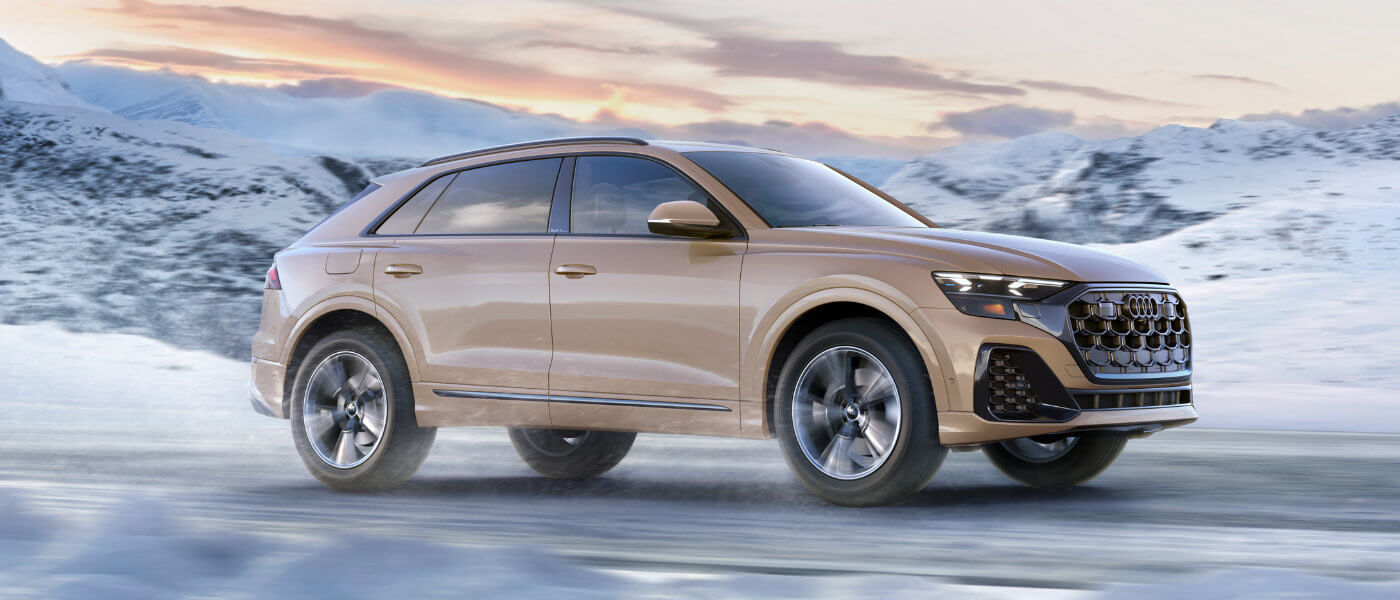 2024 Audi Q8 Exterior Snowy Road