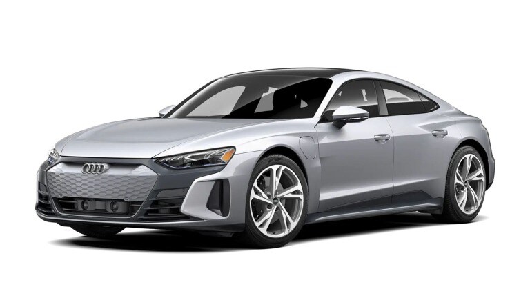 2022 Audi e-tron GT Premium Plus in Florett Silver Metallic exterior