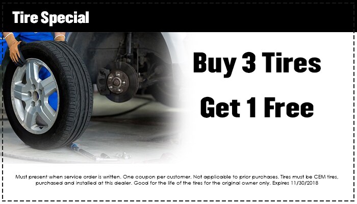 tire special buy 3 tires get 1 free