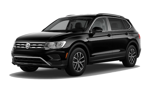 2019 Volkswagen Tiguan SE A black 2019 Volkswagen Tiguan SE