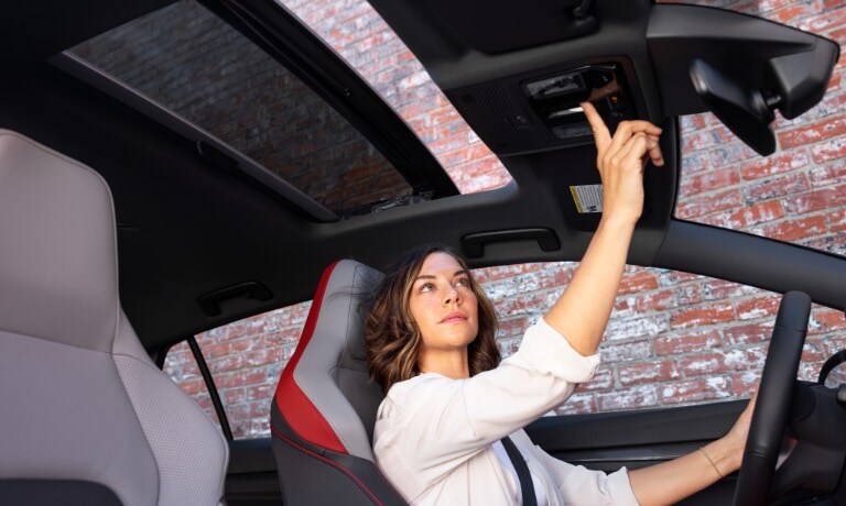 2024 Volkswagen Golf GTI Interior Driver Opening Sunroof