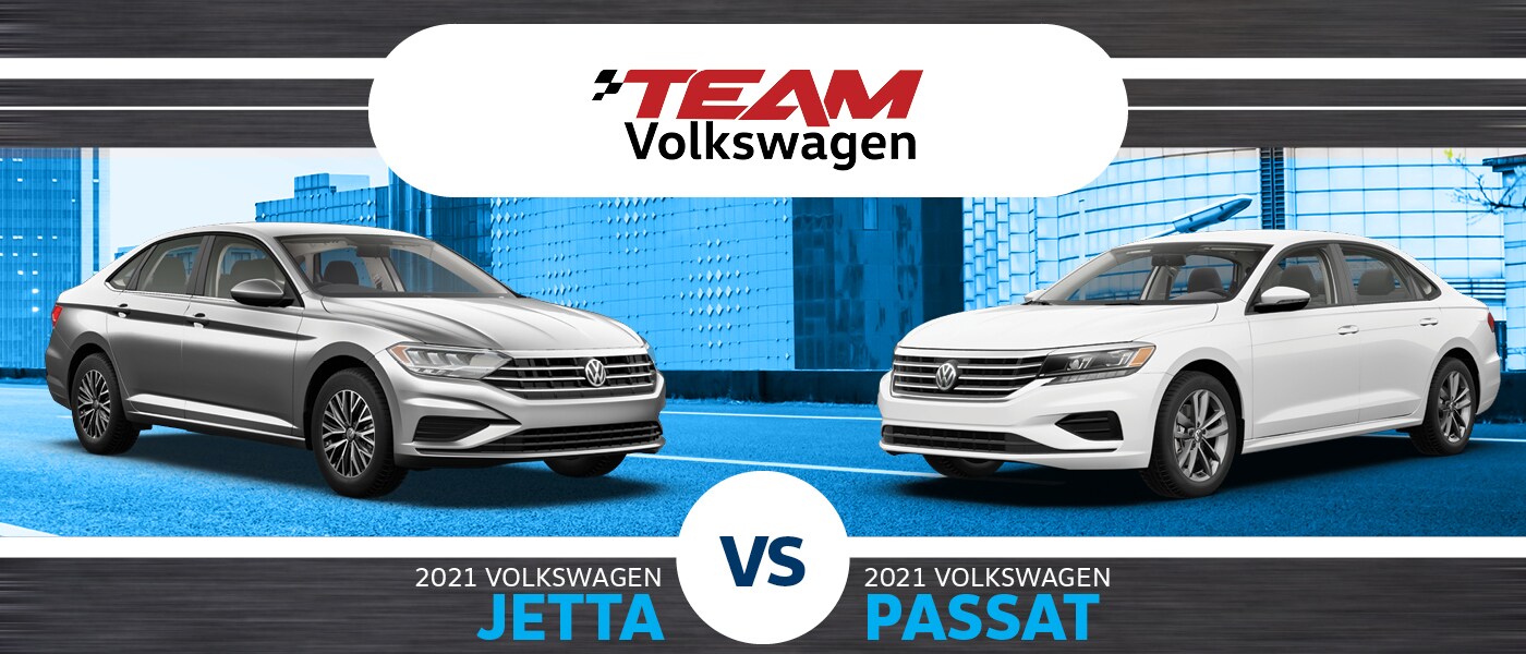 2021 Volkswagen Jetta vs. 2021 Volkswagen Passat