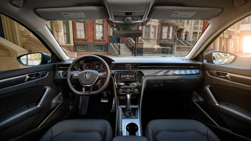 2020 VW Passat Interior The dashboard on the 2020 VW Passat