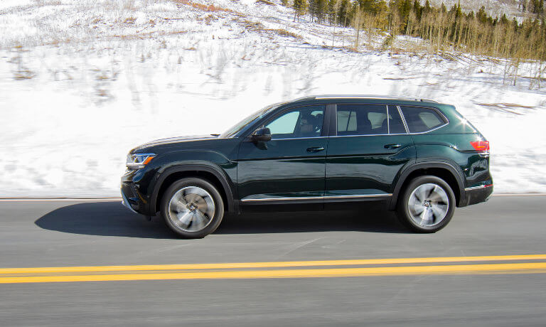 2022 VW Atlas Exterior Winter Highway