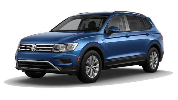Volkswagen Tiguan A blue Volkswagen Tiguan