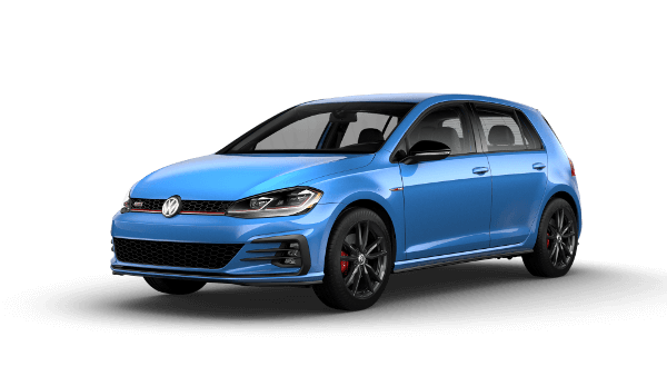2019 VW Golf GTI Rabbit Edition A blue 2019 VW Golf GTI Rabbit Edition