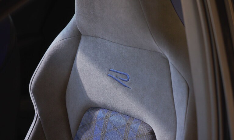 2026 Volkswagen Golf R Interior Seat Embroidery Detail