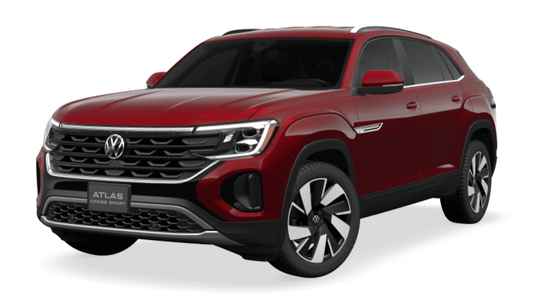2026 Volkswagen Atlas Cross Sport SE With Technology Exterior - Aurora Red