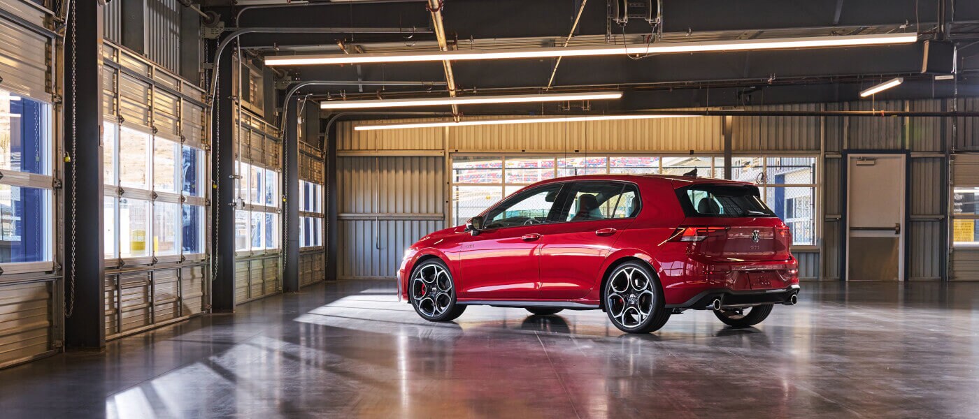 2026 Volkswagen Golf GTI Exterior Parked In Large Garage