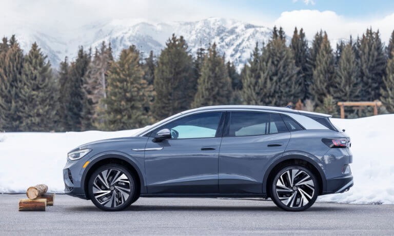 2025 Volkswagen ID.4 Exterior Snowy Forest