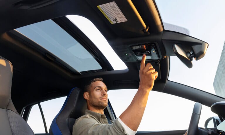 2024 Volkswagen Golf R Interior Opening Sunroof