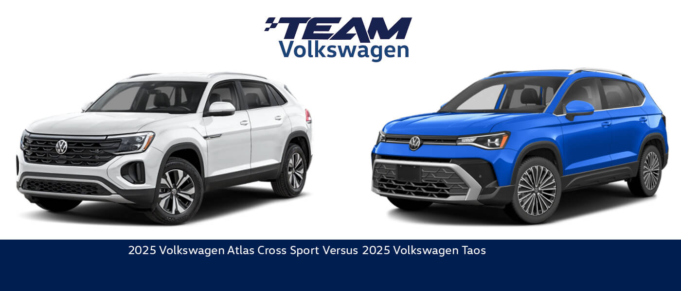 2025 Volkswagen Atlas Cross Sport Vs. Taos