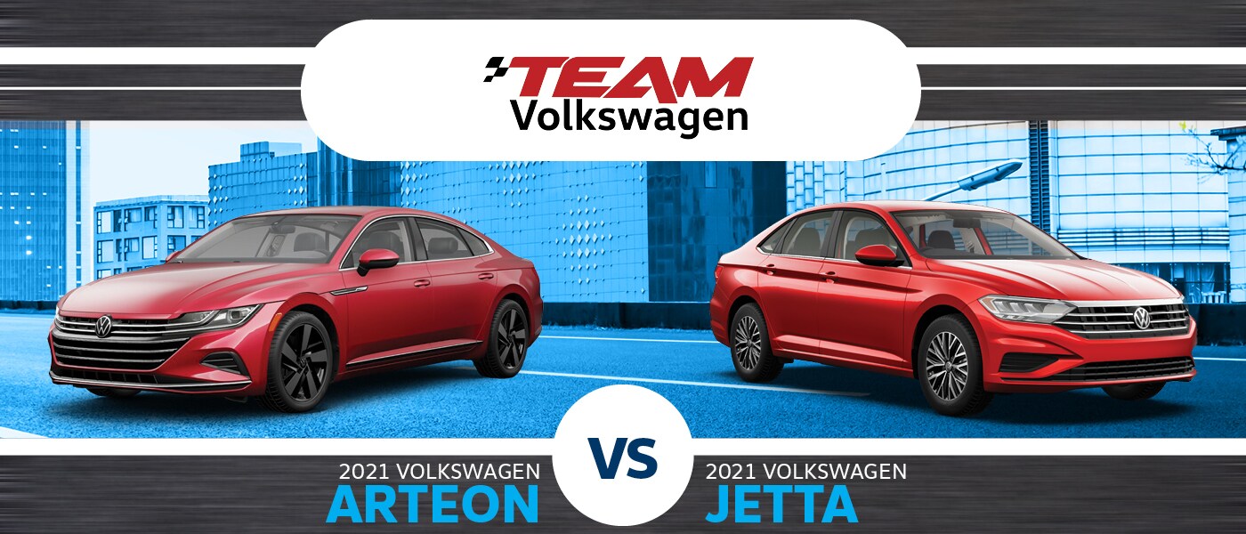 2021 Volkswagen Arteon vs. 2021 Volkswagen Jetta