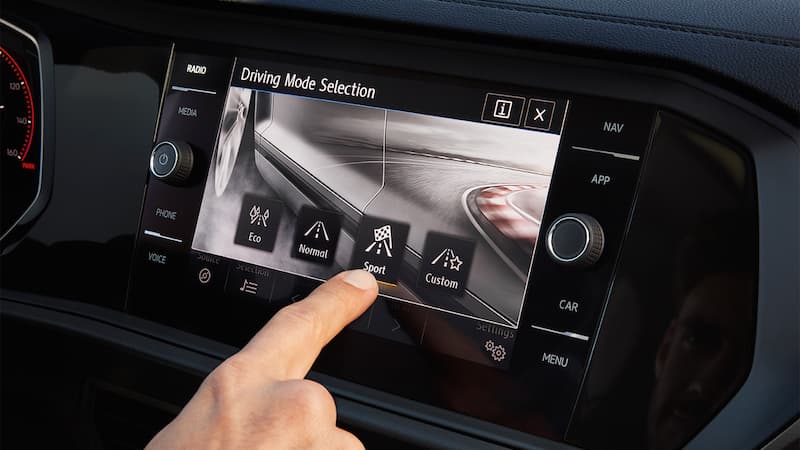 2019 VW Jetta Technology Driving mode selection on the 2019 VW Jetta