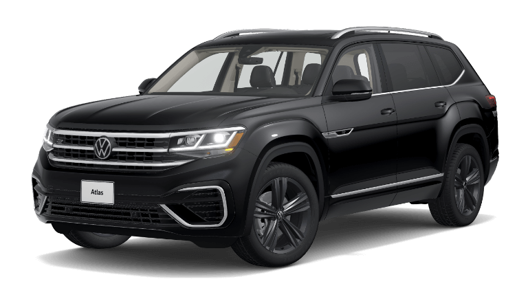 2022 Volkswagen Atlas SEL R-Line Deep Black Pearl