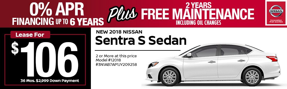2018 Nissan Sentra S Sedan Lease Special at Team Nissan New Hampshire 2018 Nissan Sentra S Sedan Lease Special at Team Nissan New Hampshire