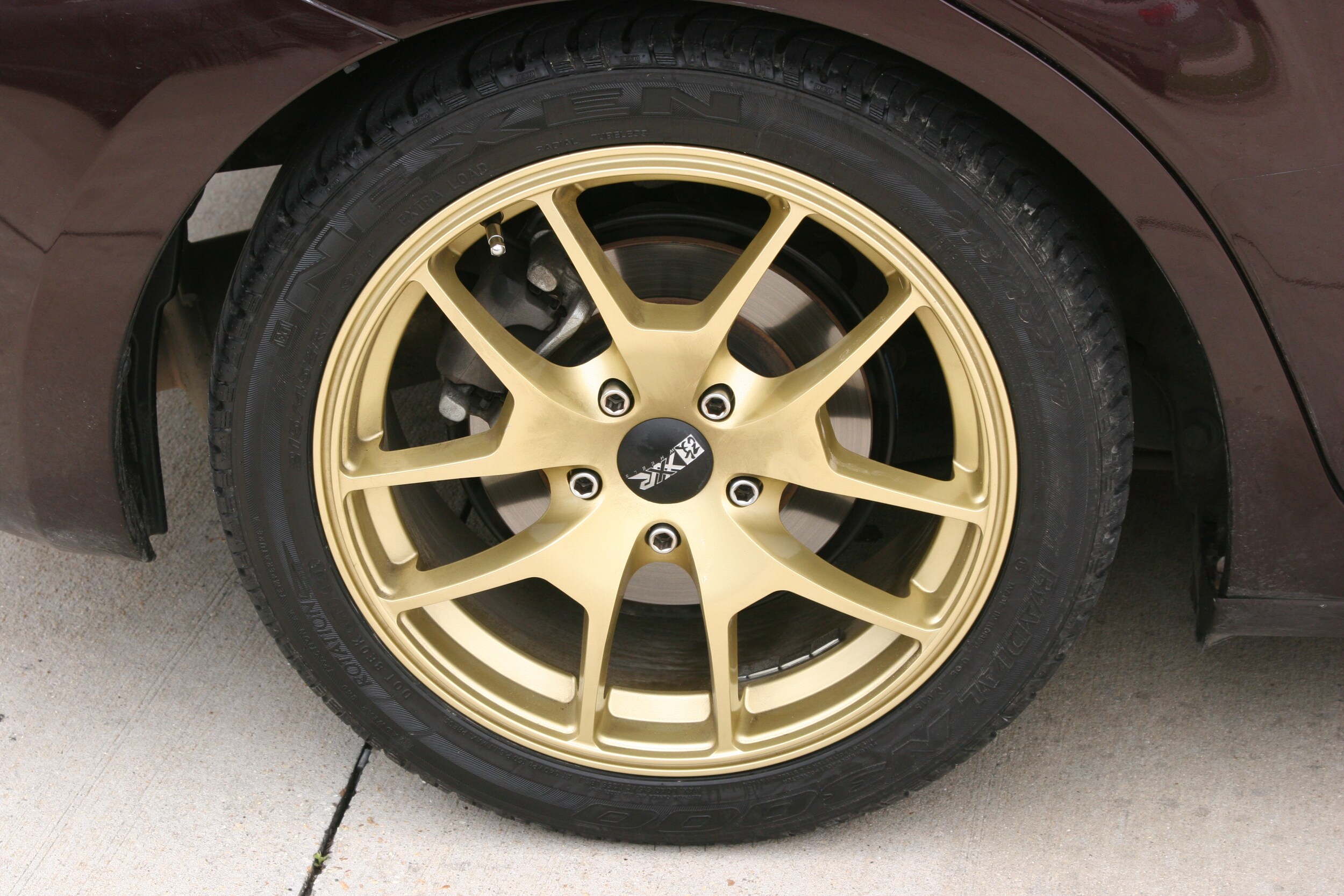 Gold Rims!