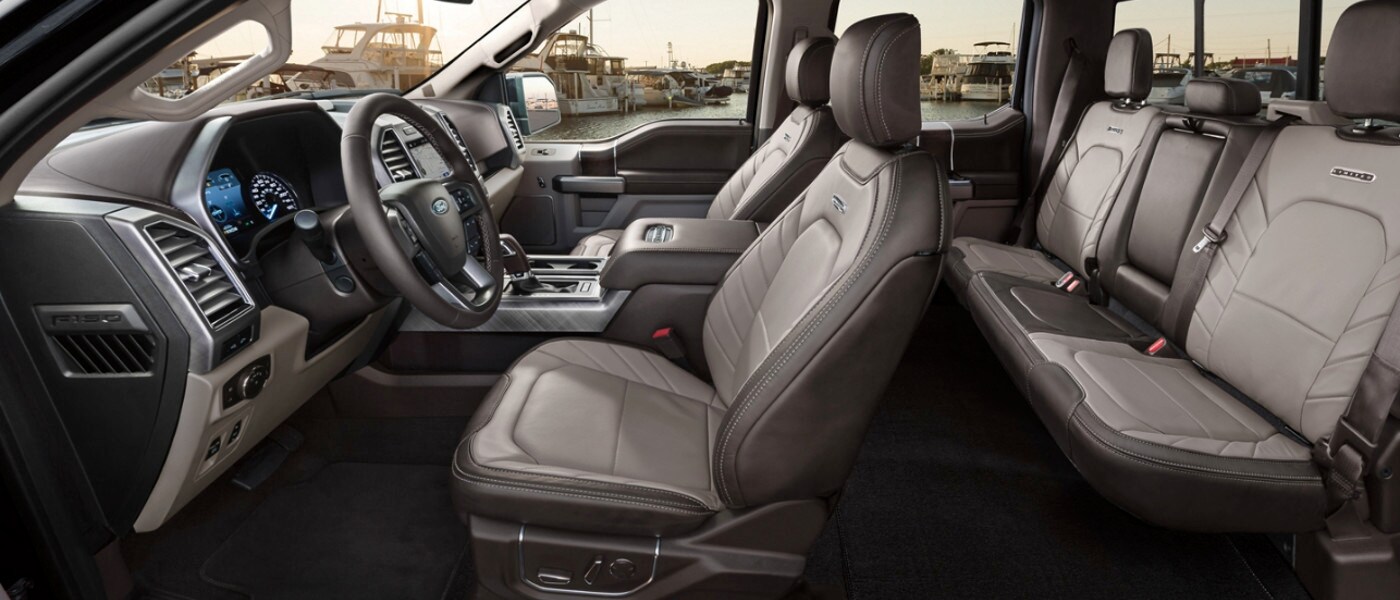 2020 Ford F-150 interior seating