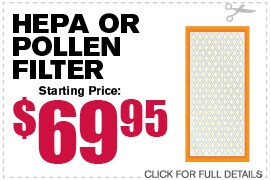 HEPA Or Pollen Filter