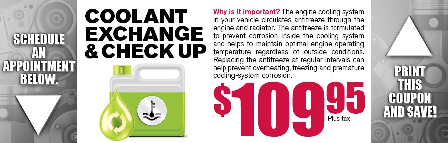 Coolant System Service Coupon