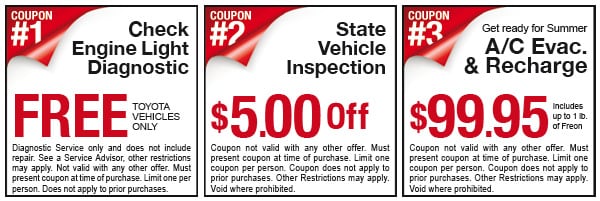 Camelback toyota service coupons