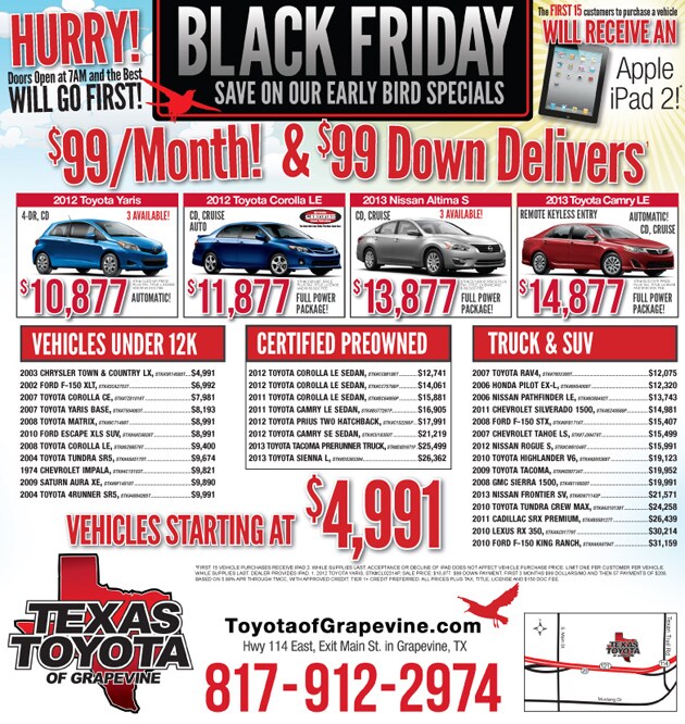 black friday car sales toyota #3