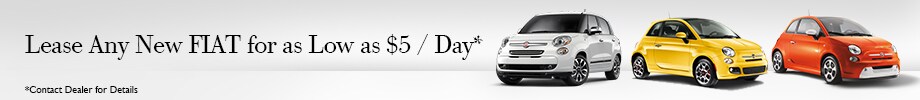 lease a fiat for five dollars per day