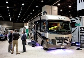 Thor Motor Coach A.C.E. on display in Louisville.
