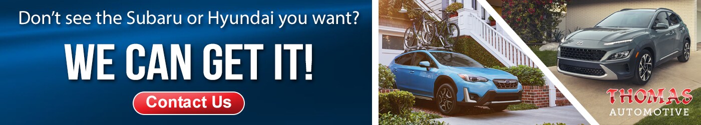 Thomas Cumberland Subaru Hyundai-New Subaru and Hyundai Vehicles