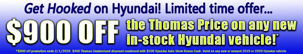 Thomas Cumberland Subaru Hyundai $900 Off All Hyundai Vehicles