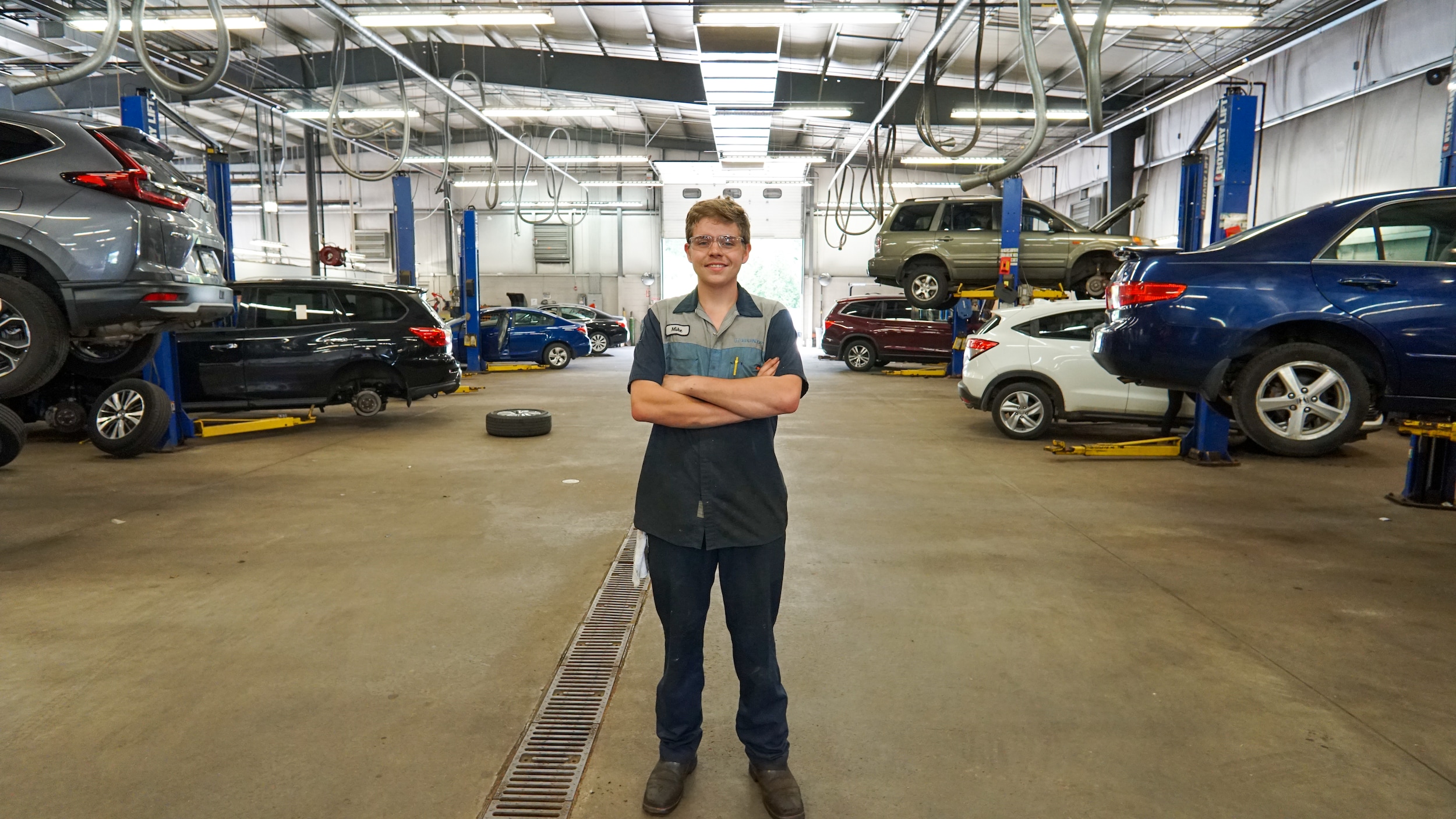 Service Drive at Honda