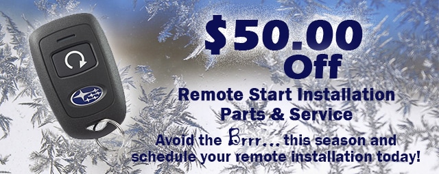 Thomas Cumberland Subaru Remote Start Special