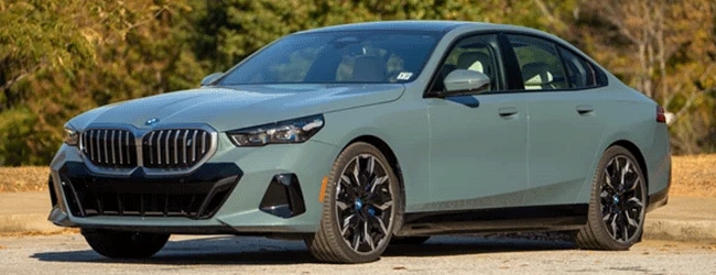 2025 BMW i5 sedan parked outdoors